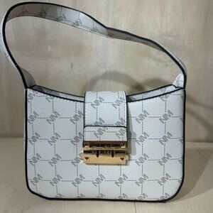 White Patterned Shoulder Bag